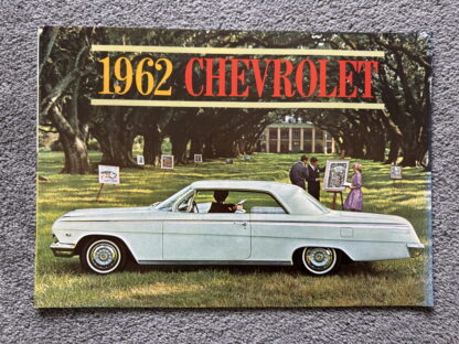 1962 Chevrolet Range Brochure Impala Bel Air Biscayne Corvette Corvair