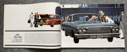 1962 Chevrolet Range Brochure Impala Bel Air Biscayne Corvette Corvair - Image 2