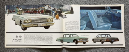 1962 Chevrolet Range Brochure Impala Bel Air Biscayne Corvette Corvair - Image 5