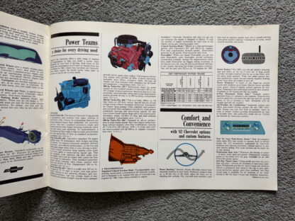 1962 Chevrolet Range Brochure Impala Bel Air Biscayne Corvette Corvair - Image 9