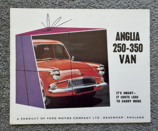 1961 Ford Anglia Van Brochure 250, 350