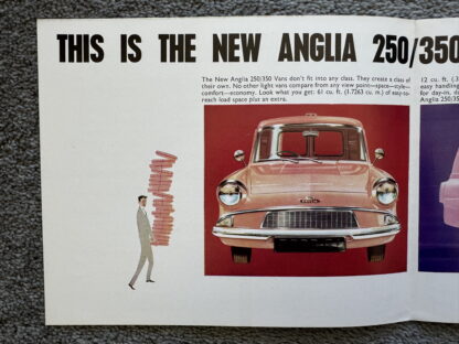 1961 Ford Anglia Van Brochure 250, 350 - Image 3