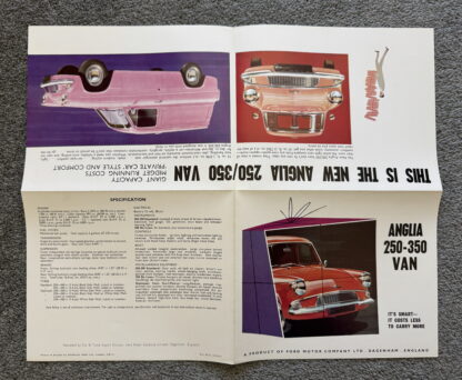 1961 Ford Anglia Van Brochure 250, 350 - Image 10
