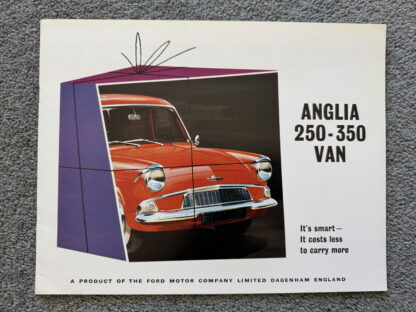 1961 Ford Anglia Van Brochure 250, 350