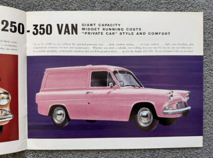 1961 Ford Anglia Van Brochure 250, 350 - Image 3