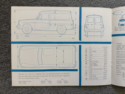 1961 Ford Anglia Van Brochure 250, 350 - Image 9