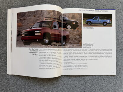 1991 Chevrolet Trucks Pickup Brochure C/K, S10, R/V, Silverado, Cheyenne - Image 14