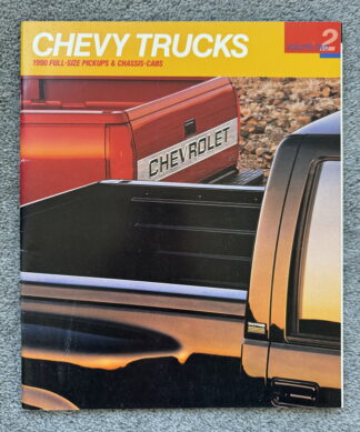 1990 Chevrolet Trucks Pickup Brochure C/K Silverado, Cheyenne, Scottsdale