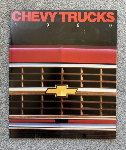 1989 Chevrolet Trucks Pickup Brochure C/K, S10, Astro, Blazer, Sportvan