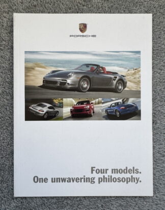 2007/8 Porsche Range Brochure, 911, GT2, Cayman, Cayenne, Boxster