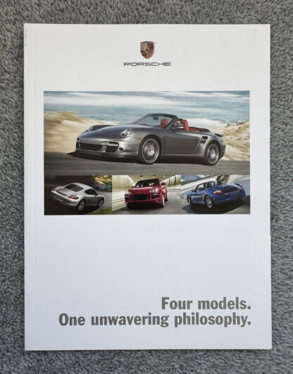 2007/8 Porsche Range Brochure, 911, GT2, Cayman, Cayenne, Boxster