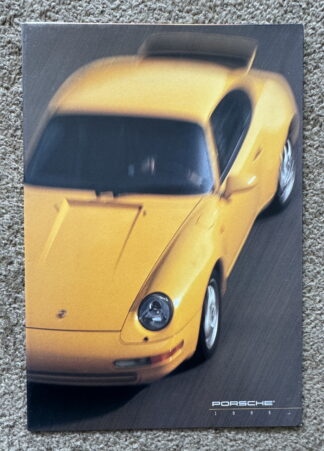 1995 Porsche Range Brochure, 968, 911 928