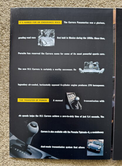 1995 Porsche Range Brochure, 968, 911 928 - Image 9