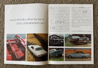 1964 Ford Range Brochure Falcon, Thunderbird, Galaxie, Fairlane - Image 2