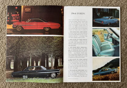 1964 Ford Range Brochure Falcon, Thunderbird, Galaxie, Fairlane - Image 3