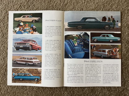 1964 Ford Range Brochure Falcon, Thunderbird, Galaxie, Fairlane - Image 4