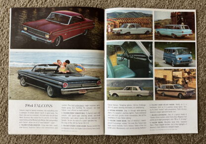 1964 Ford Range Brochure Falcon, Thunderbird, Galaxie, Fairlane - Image 5