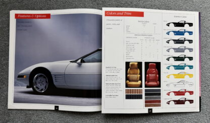 1991 Chevrolet Corvette Brochure - Image 16