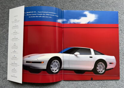 1992 Chevrolet Corvette, ZR-1 Brochure - Image 3