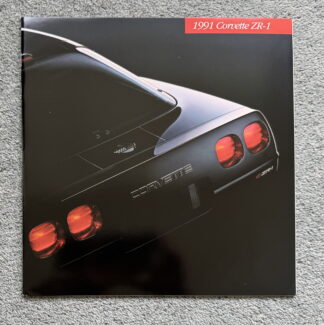 1991 Chevrolet Corvette ZR-1 Brochure