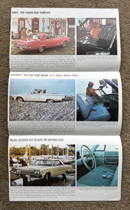 1965 Dodge Range Coronet, Dart, Polara, Custom, Monaco Brochure - Image 6