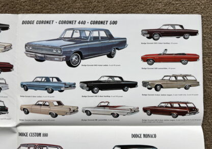 1965 Dodge Range Coronet, Dart, Polara, Custom, Monaco Brochure - Image 13