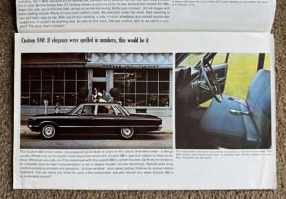1965 Dodge Range Coronet, Dart, Polara, Custom, Monaco Brochure - Image 16