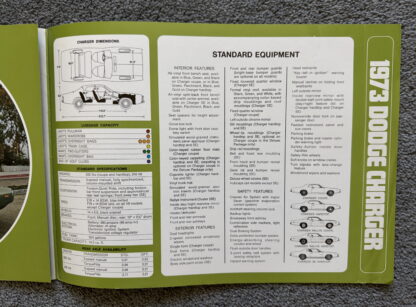 1973 Dodge Charger Brochure - Image 3