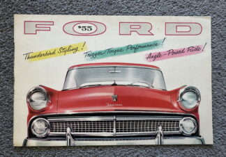 1955 Ford Range Brochure Fairlane, Customline, Mainline, Wagons