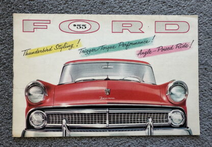 1955 Ford Range Brochure Fairlane, Customline, Mainline, Wagons