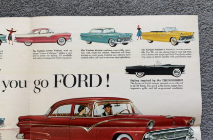 1955 Ford Range Brochure Fairlane, Customline, Mainline, Wagons - Image 6