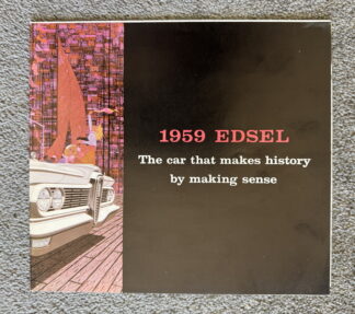 1959 Ford Edsel Corsair, Ranger Brochure