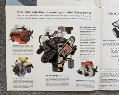 1959 Ford Edsel Corsair, Ranger Brochure - Image 2