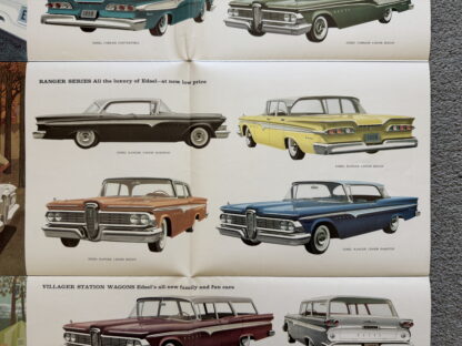 1959 Ford Edsel Corsair, Ranger Brochure - Image 7