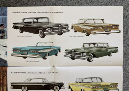 1959 Ford Edsel Corsair, Ranger Brochure - Image 8