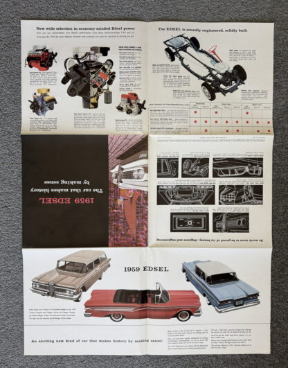 1959 Ford Edsel Corsair, Ranger Brochure - Image 9
