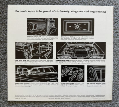 1959 Ford Edsel Corsair, Ranger Brochure - Image 10