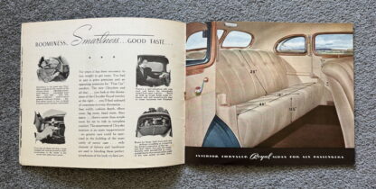 1937 Chrysler Royal, Imperial, Airflow Range Brochure - Image 6