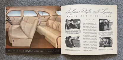 1937 Chrysler Royal, Imperial, Airflow Range Brochure - Image 9