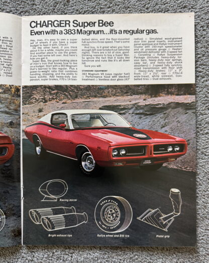 1971 Dodge SCAT Pack Brochure Challenger, Charger R/T, Demon, Super Bee - Image 3