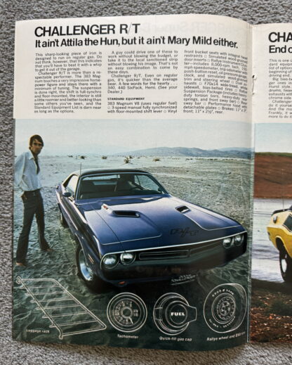 1971 Dodge SCAT Pack Brochure Challenger, Charger R/T, Demon, Super Bee - Image 4