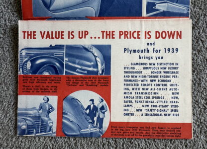 1939 Plymouth De Luxe, Roadking Range Brochure - Image 3
