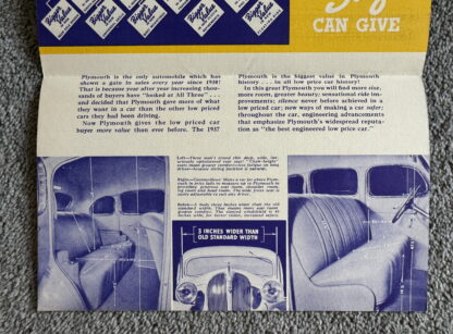 1937 Plymouth De Luxe Range Brochure - Image 4