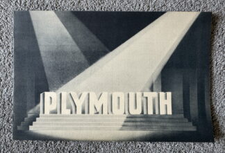 1936 Plymouth De Luxe Range Brochure