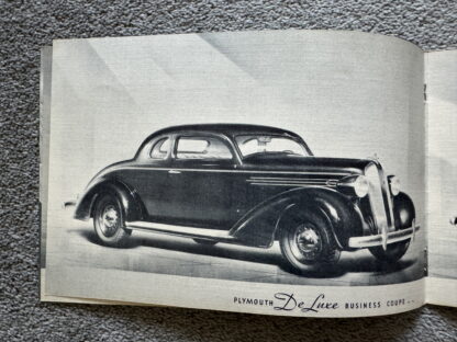 1936 Plymouth De Luxe Range Brochure - Image 8