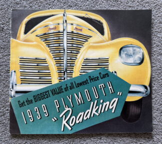 1939 Plymouth Roadking Range Brochure