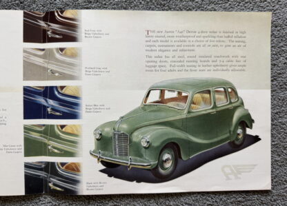 1949 Austin A40 Devon Brochure - Image 3