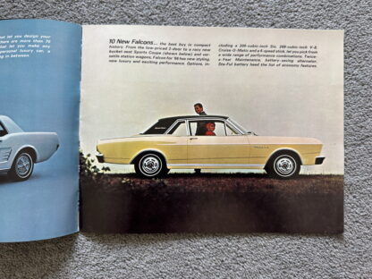 1966 Ford Range Preview Brochure Falcon Mustang Fairlane Galaxie Thunderbird - Image 5