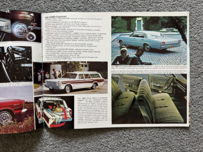 1966 Ford Range Preview Brochure Falcon Mustang Fairlane Galaxie Thunderbird - Image 7