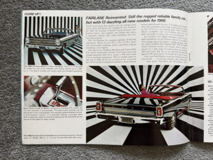 1966 Ford Range Preview Brochure Falcon Mustang Fairlane Galaxie Thunderbird - Image 8